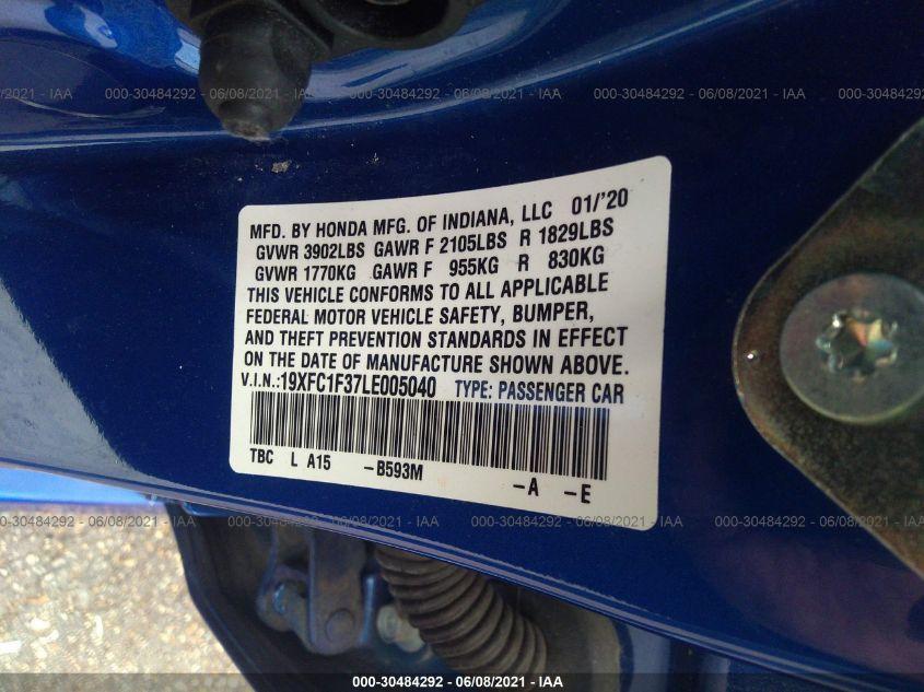 HONDA CIVIC SEDAN EX 2020