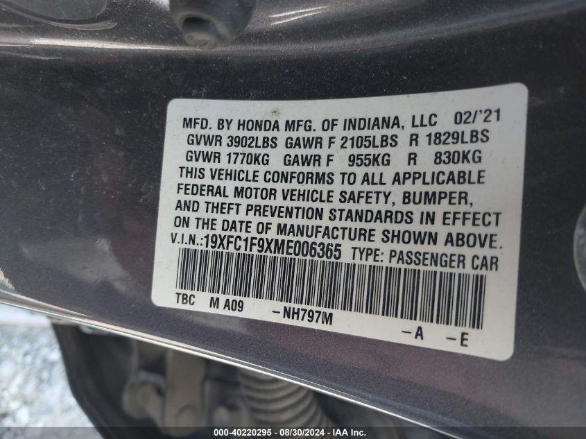 HONDA CIVIC TOURING 2021