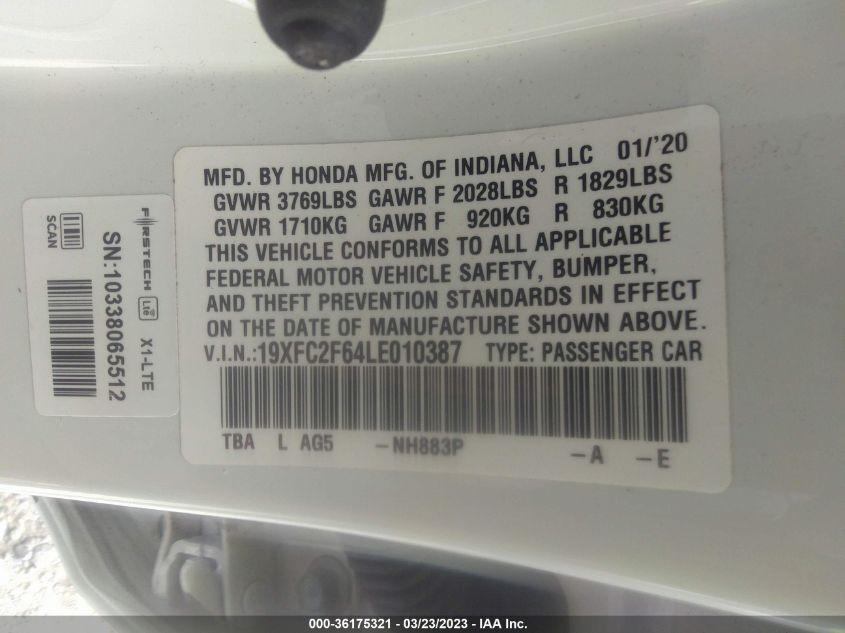 HONDA CIVIC SEDAN LX 2020