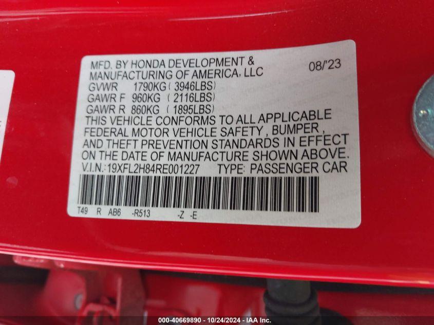 HONDA CIVIC SPORT 2024