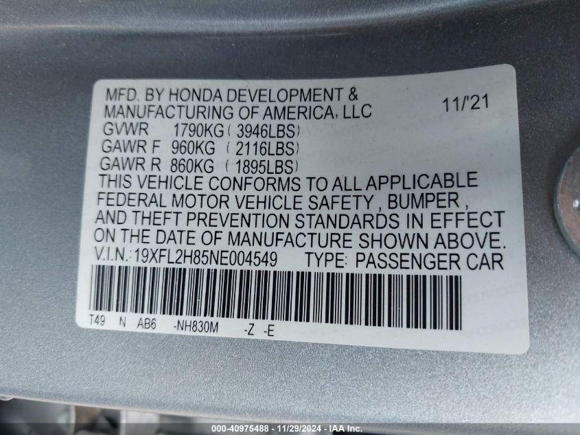 HONDA CIVIC SPORT 2022