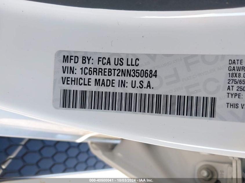 RAM 1500 BIG HORN/LONE STAR 2022