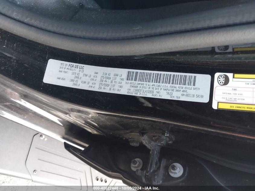 RAM 1500 BIG HORN  4X2 6'4 BOX 2020