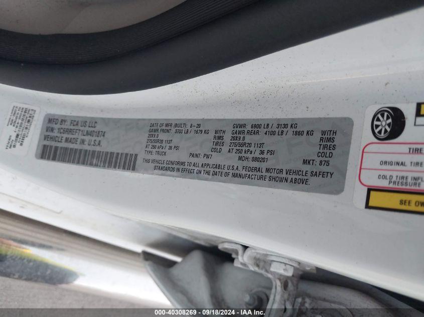 RAM 1500 BIG HORN  4X2 5'7 BOX 2020