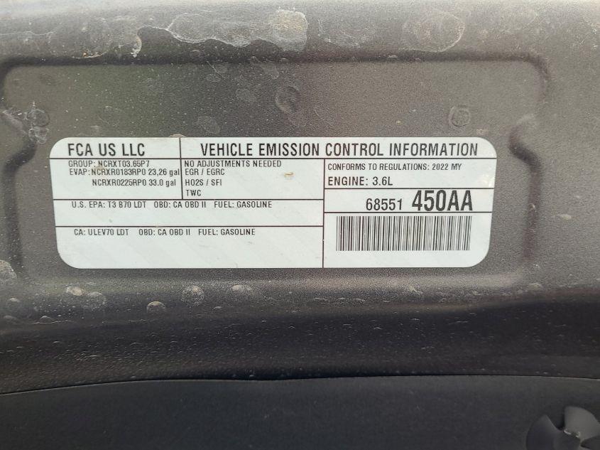 RAM 1500 BIG HORN  4X4 5'7 BOX 2022