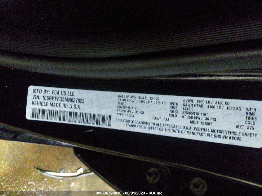 RAM 1500 BIG HORN 2021