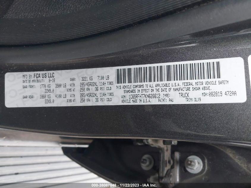 RAM 1500 LIMITED  4X4 5'7" BOX 2019