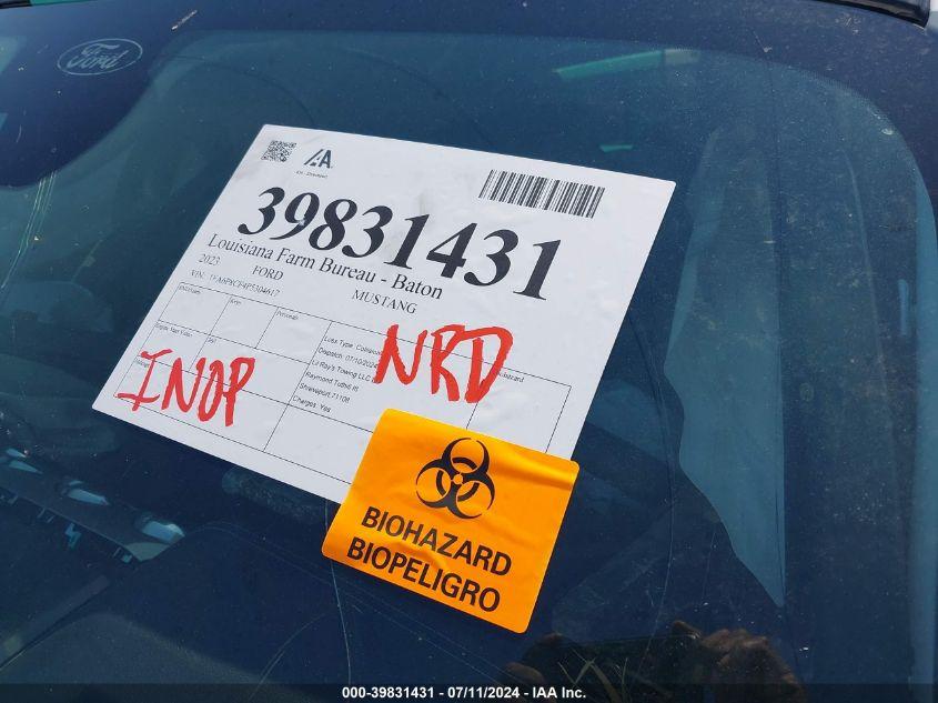 FORD MUSTANG GT 2023