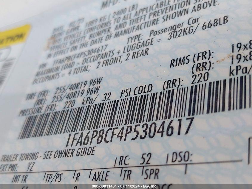 FORD MUSTANG GT 2023