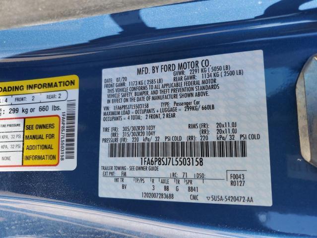 FORD MUSTANG SH 2020