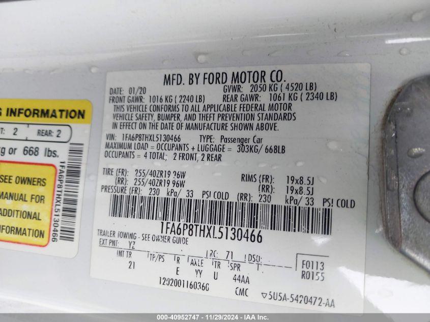 FORD MUSTANG ECOBOOST 2020