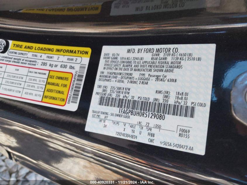 FORD MUSTANG ECOBOOST PREMIUM 2024