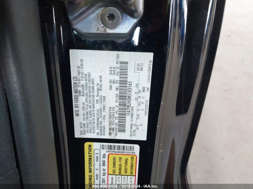 FORD MUSTANG ECOBOOST PREMIUM 2021