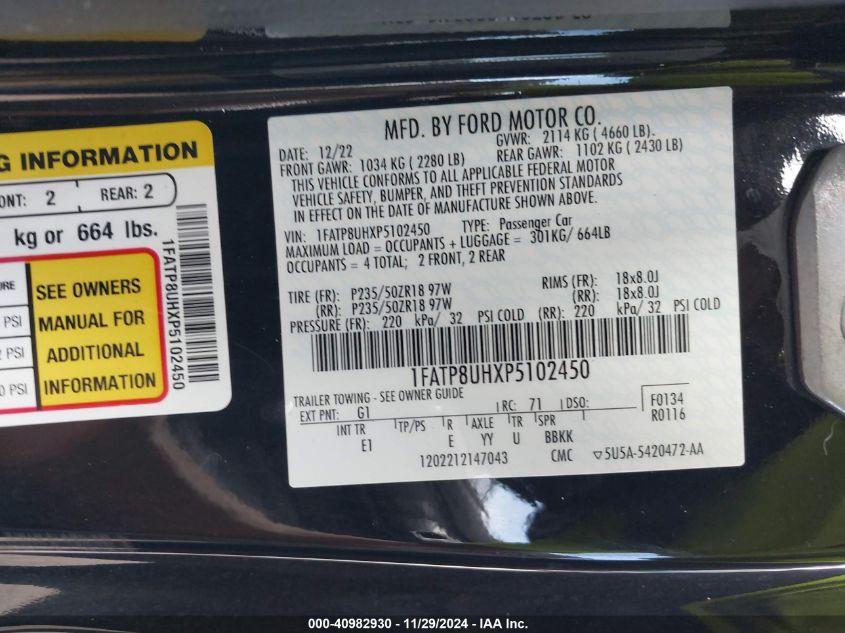 FORD MUSTANG ECOBOOST PREMIUM 2023