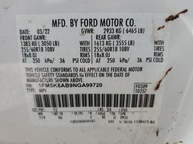 FORD EXPLORER P 2022