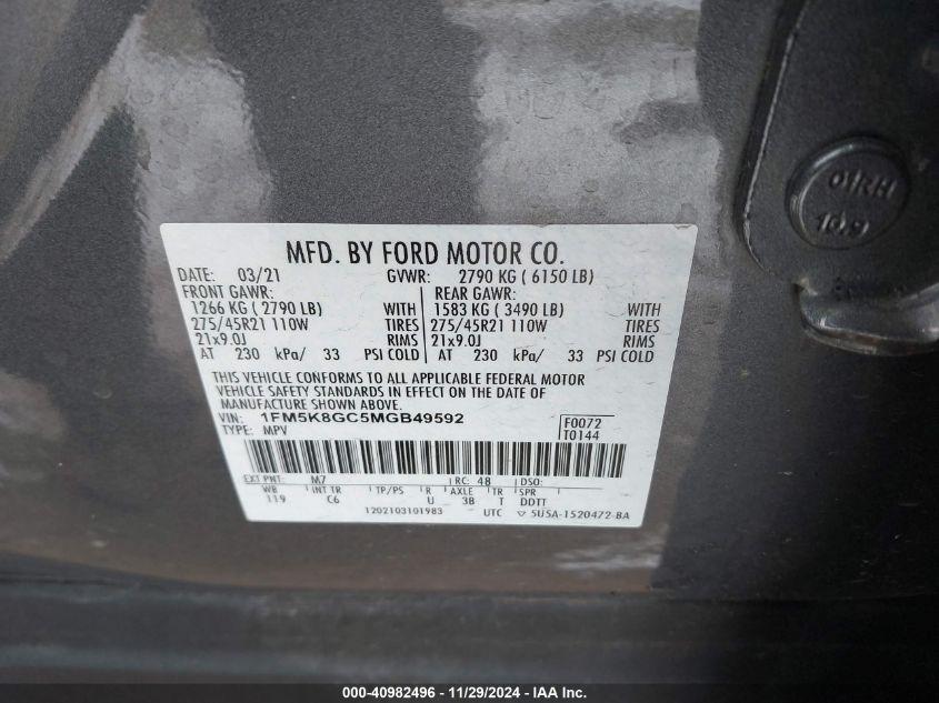 FORD EXPLORER ST 2021