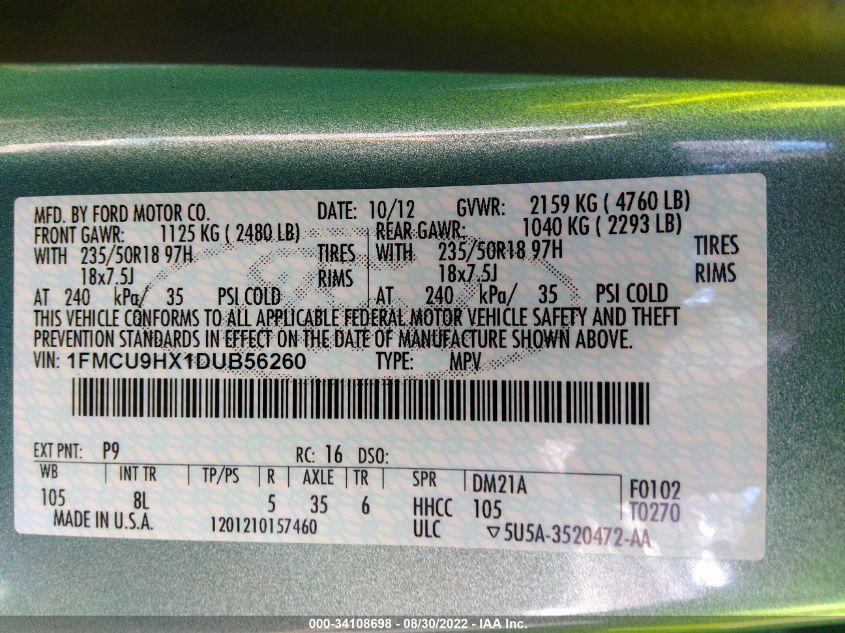 Ford Escape SEL 2013