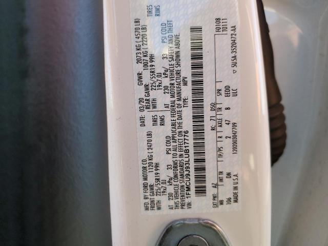 FORD ESCAPE TIT 2020