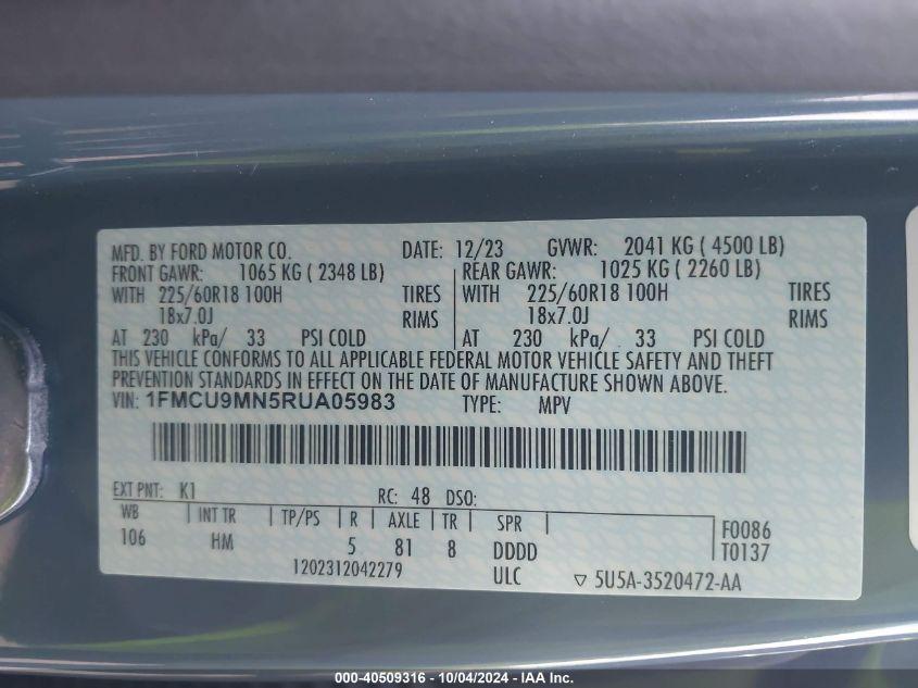 FORD ESCAPE ST-LINE 2024