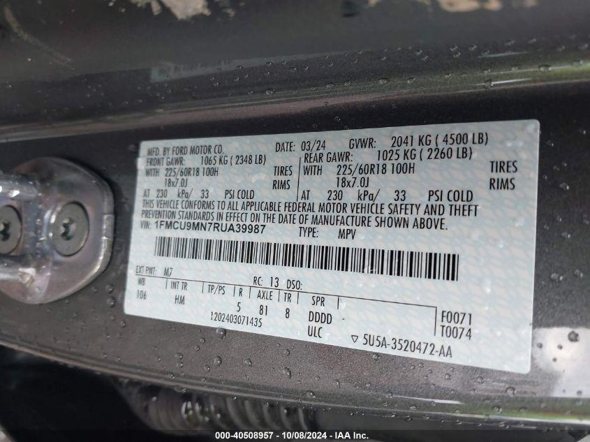 FORD ESCAPE ST-LINE 2024