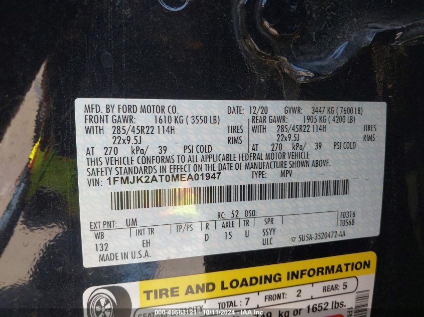 FORD EXPEDITION LIMITED MAX 2021