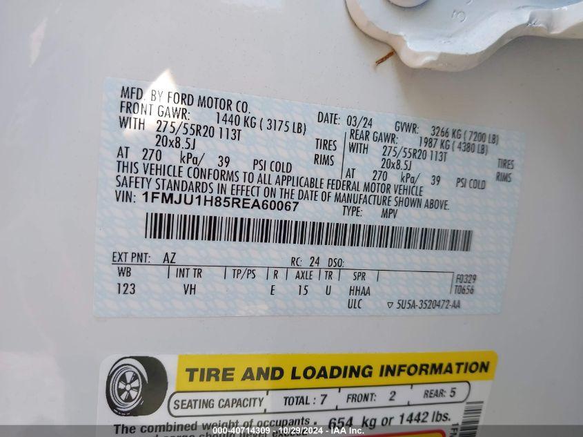 FORD EXPEDITION XLT 2024