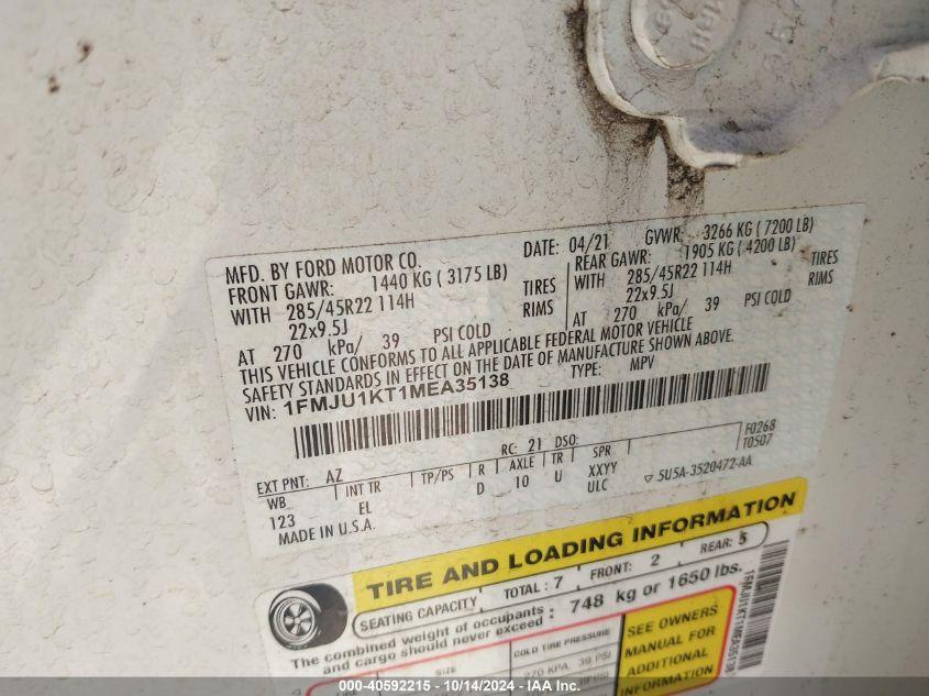 FORD EXPEDITION LIMITED 2021