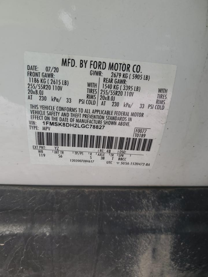 FORD EXPLORER X X 2020