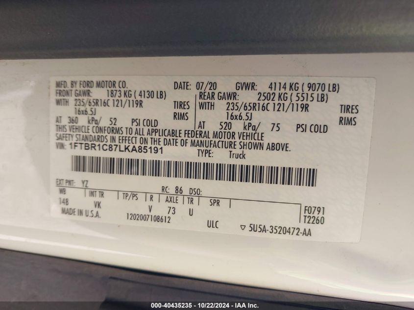 FORD TRANSIT-250  2020