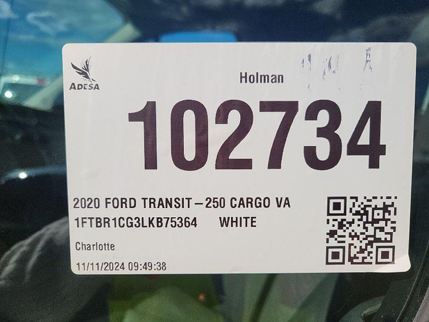 FORD TRANSIT-250 CARGO VAN  2020