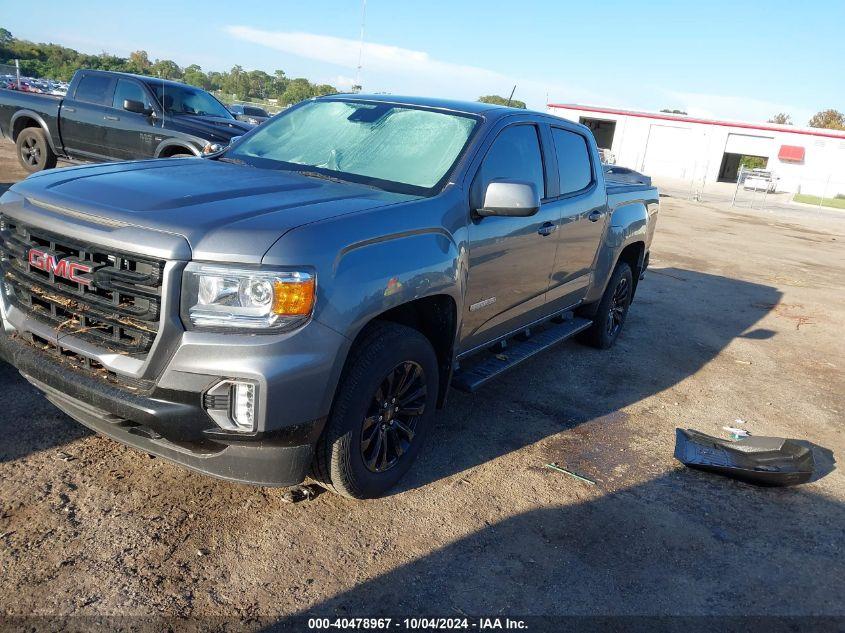 GMC CANYON 2WD  SHORT BOX ELEVATION 2022