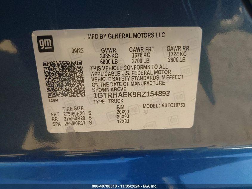 GMC SIERRA 1500 2WD DOUBLE CAB STANDARD BOX PRO 2024