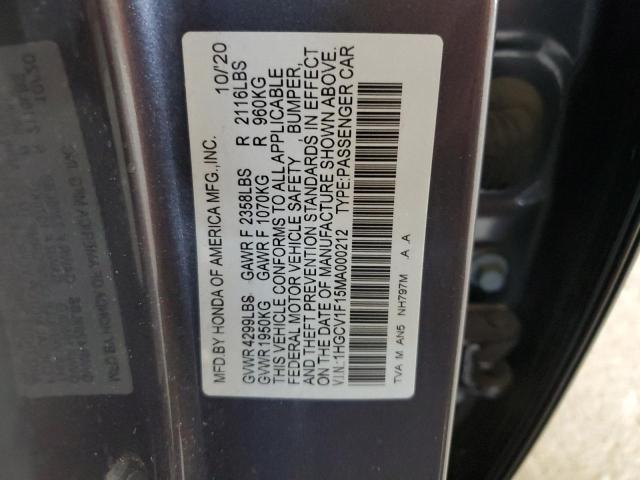 HONDA ACCORD LX 2021