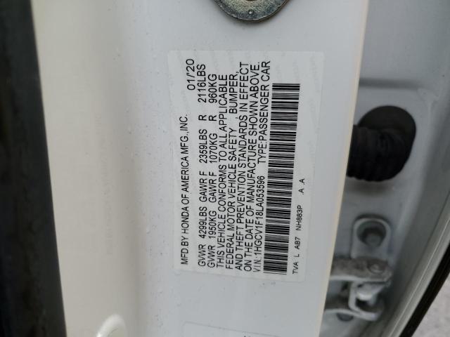 HONDA ACCORD LX 2020