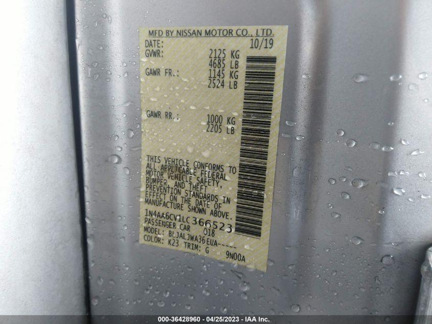 NISSAN MAXIMA SV 2020