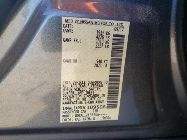 NISSAN ALTIMA 2.5 2018