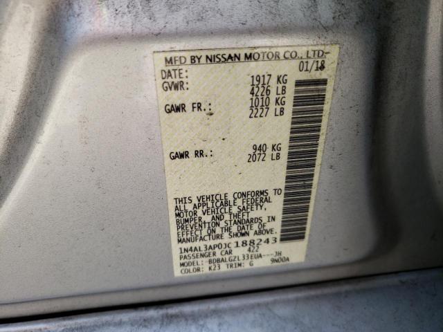 NISSAN ALTIMA 2.5 2018