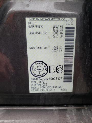 NISSAN ALTIMA 2.5 2013