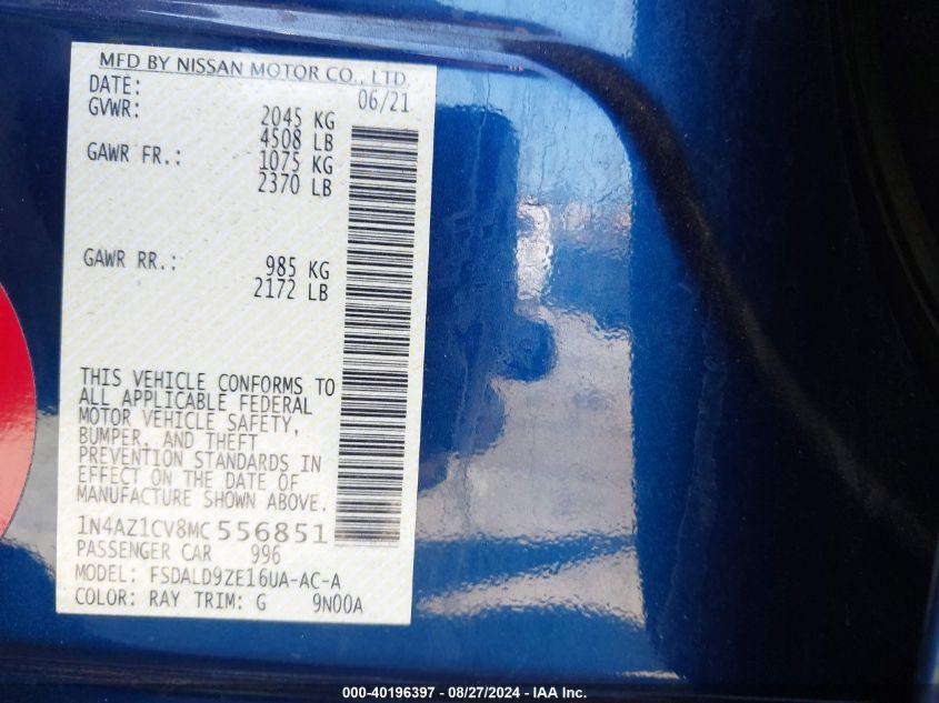 NISSAN LEAF SV 40 KWH 2021