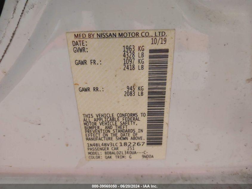 NISSAN ALTIMA S 2020