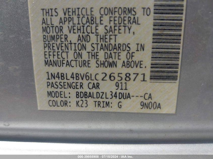 NISSAN ALTIMA S FWD 2020