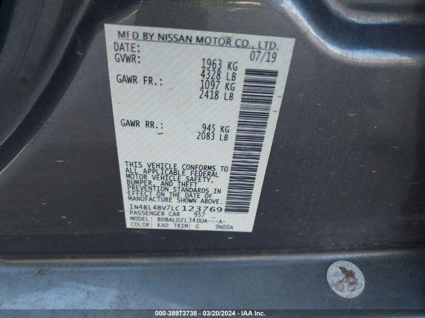 NISSAN ALTIMA S FWD 2020