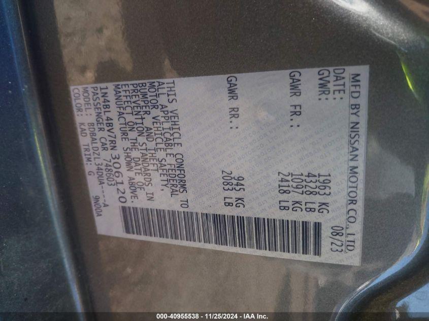 NISSAN ALTIMA S FWD 2024