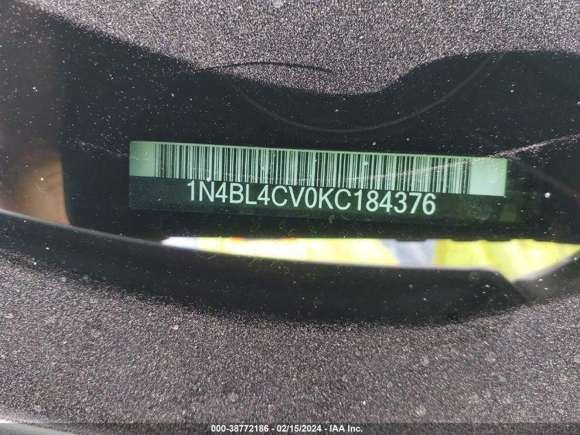 NISSAN ALTIMA 2.5 SR 2019