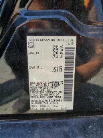 NISSAN ALTIMA SR 2021