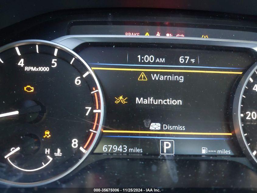 NISSAN ALTIMA SR FWD 2020