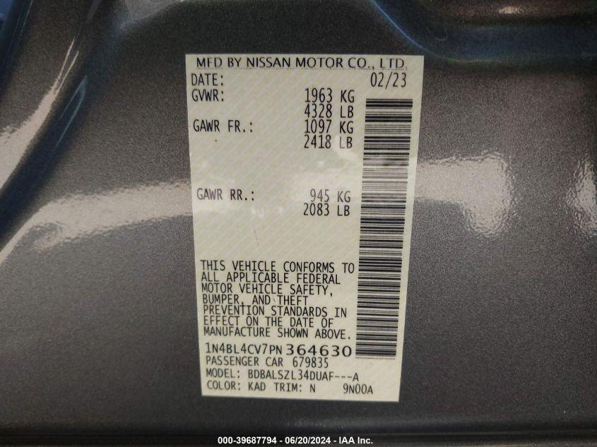 NISSAN ALTIMA SR 2023