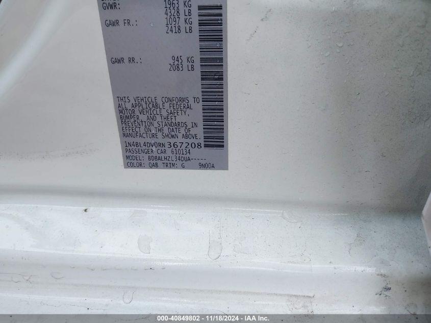 NISSAN ALTIMA SV FWD 2024