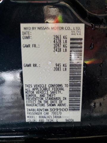 NISSAN ALTIMA SV 2022