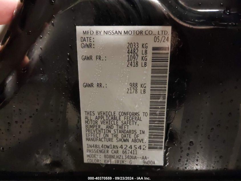 NISSAN ALTIMA SV INTELLIGENT AWD 2024